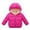 Hot Pink, variant on HNMKIU Kids Toddler Baby Boys Girls Winter Coat Thick Warm Hooded Jacket Padded Outerwear for Children Pink,18-24 Months