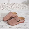thumbnail image 5 of Hurxie Women Clogs-Comfortable Suede Mules Slippers Sandals Nurse Potato Shoes Unisex-Cushioned Cork-Footbed Pink 6, 5 of 8