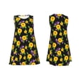thumbnail image 7 of Yiaed Daisies Flowers Print Women's Sleeveless Dress, Loose Fit Summer Dress, Casual Sleeveless Dress for Women, 7 of 7