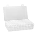 thumbnail image 1 of Caja de herramientas para pintar diamantes, almacenamiento para manualidades, 64 rejillas, 1 of 7