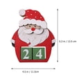 thumbnail image 3 of DiMaddie 1 Set 2 Pcs Decorative Christmas Wooden Calendars Creative Wooden Adornments, 3 of 6