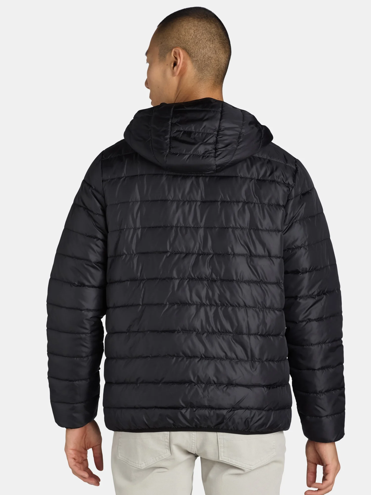 Big Chill Men’s Midweight Quilted Puffer Jacket with Hood, Sizes M-2XL