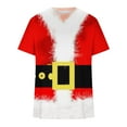 thumbnail image 3 of Men's Elf and Santa Claus Costume T-Shirts, Funny Christmas Sweatshirt Short Sleeve Pullover Crewneck Sweatshirts Xmas T Shirt Novelty Santa Printed Graphic Tee Funny Christmas Jumper, 3 of 5