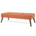 thumbnail image 6 of Llinc Store Tuft Top Ottoman Bench for Bedroom End Of Bed, 50" * 20" Bed Bench Large Ottoman, Upholstered Bench for Entryway Bedroom, 6 of 9