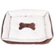 thumbnail image 5 of Bone Coffee Beige Four Seasons Soft Warm Pet Bed Mat Cómodo cojín suministros para gatos perros, 5 of 5