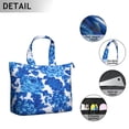 thumbnail image 3 of Flower Women's Large Weekend Travel Bag Moving Canvas Handbag Thick Double Layer Beach Weekend Travel Unisex Hospital Maternity Delivery with Toiletry Waterproof, 3 of 5
