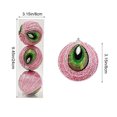 thumbnail image 3 of Christmas Ornaments 3 Pcs Weird Christmas Balls for Christmas Tree Decorations Christmas Eye Like Holiday Home Hanging Ornaments, 3 of 6