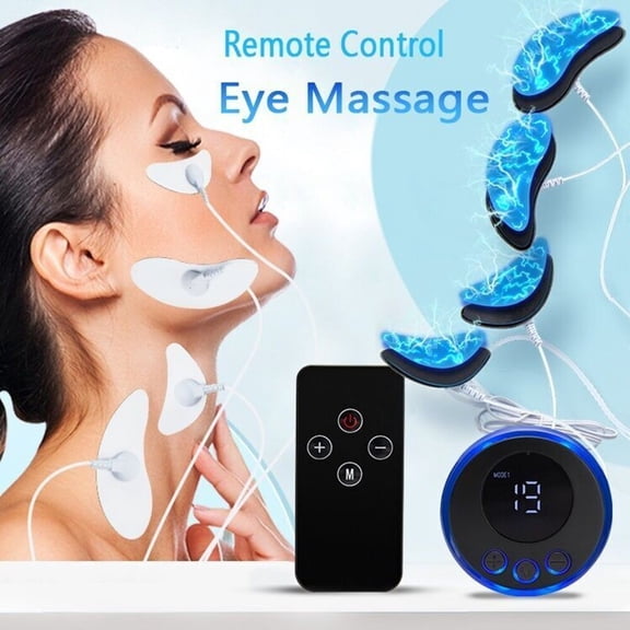 TETSELF EMS Facial Muscle Stimulator for Face Cheek Slimming Electric Pulse Therapy with Body Electrode Massager for Radiant Skin & Lifting