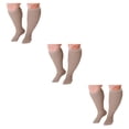 thumbnail image 2 of Minnieouse Calcetines de compresión pantorrilla ancha cuidado de la salud duradero exquisito transpirable hasta la rodilla soporte compresor de Type1 NO1, 2 of 6