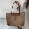 thumbnail image 4 of Bolso de gran capacidad, diseño de moda moderno para mujer, bolso de hombro, bolso de viaje, bolso de clase para estudiantes, tela de nailon, bolso de mano totalmente combinado, 4 of 6