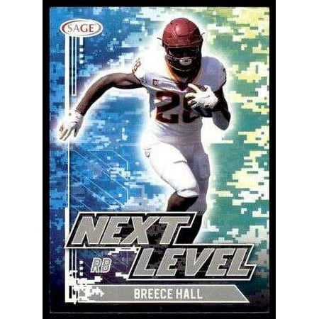 NFL New York Jets 2022 Next Level Breece Hall Silver Trading Card #77 (Rookie Card) (Sage Collectibles)