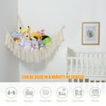 thumbnail image 4 of LUCKDEER Stuffed Animal Hammock with LED Light, Toy Hammock for Stuffed Animals Storage for Kids Room Decor, Stuffed Animal Hammock Corner, White, 4 of 8