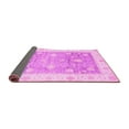 thumbnail image 2 of Ahgly Company Indoor Round Oriental Pink Traditional Area Rugs, 5' Round, 2 of 4