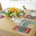 thumbnail image 4 of Ambesonne Saying Place Mats Set of 4, Uplifting Wise Messages, Standard Size, Beige Green Red, 4 of 6