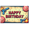 thumbnail image 1 of Colorful Arcade Themed Happy Birthday Banner Backdrop Party Decorations for Birthday Party Gaming Themed Events Photography Props Photo Booth Setups, 1 of 4