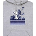 thumbnail image 3 of Peanuts - Snoopy Woodstock Ski Stripes - Men's Fleece Pullover Hoodie, 3 of 6