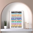 thumbnail image 5 of Brother Print Home Boys Room Decor Brother Painting Painting Art, Dining Room Wall Decor Ideas, Art Deco to Hang Foster Big Brother Gift Frameless 12x16inch, 5 of 5