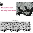 thumbnail image 4 of Lámpara con diseño de telaraña para Halloween, adorno de encaje, telaraña, 2 unidades, 4 of 7