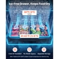 thumbnail image 3 of KFFKFF  Hard Cooler, 50QT Portable Cooler, Leak-Resistant Coolbox Keeps Contents Cool for 48 Hours, Insulated Chests with Ice Retention and Heavy-Duty Handle, Ultra-Light for Camping, Concerts,Sports, 3 of 10