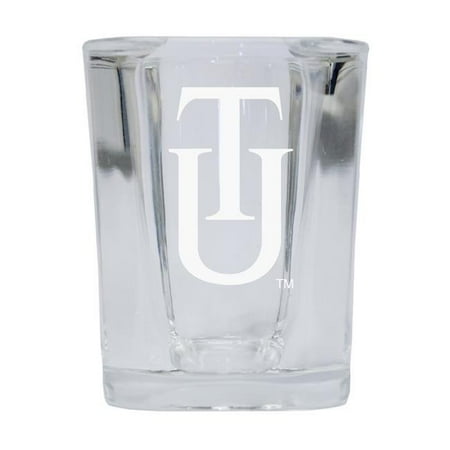 

R & R Imports SGSE2-C-TUSK20 Tuskegee University 2 oz Square Shot Glass Laser Etched Logo Design - Pack of 2