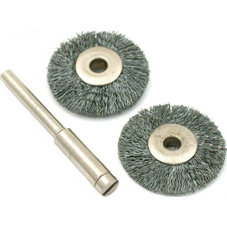 

2 Steel Wire Wheel Brushes Gunsmith Rotary Tools 7/8