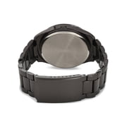 U.S. Polo Assn. Adult Male Bracelet Watch with Diamond on Blue Dial in Black (USC80665WM)