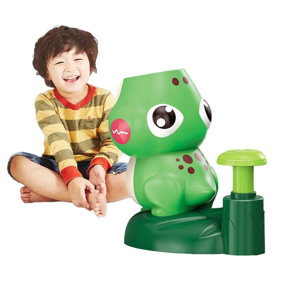 Esaierr Baby Kids Flying Discs Launcher Toys Outdoor Dinosaur Flying Discs Launcher Toys Great Fun Outdoor Family Game Toys for Ages 4-12