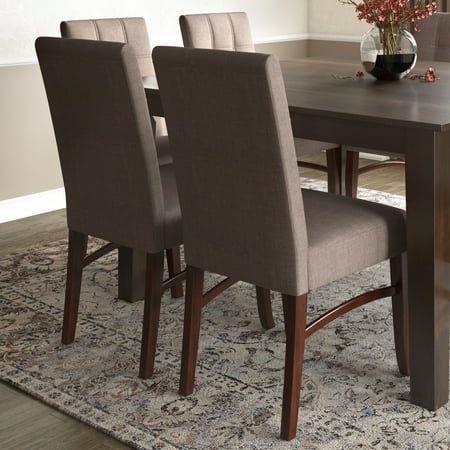 Simpli Home - Ezra Deluxe Dining Chair (Set of 2) - Light Mocha