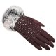 thumbnail image 2 of Guantes de terciopelo que no se caen por todo el cielo, guantes cálidos de terciopelo para otoño e invierno para mujer, guantes para pantalla táctil al aire libre para conducir y montar a caballo, 2 of 6