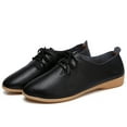 thumbnail image 2 of KELINFONG Women's Shoe Lace up Low Flat Heel Oxfords Formal Dress Business Work Office Shoes, 2 of 6