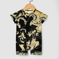 thumbnail image 4 of Bendy And The Ink Machine Baby Boy Girl Short Sleeve Romper Clothing Set Print Cartoon Baby Summer One Piece Jumpsuit, 4 of 8