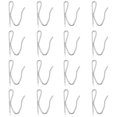 thumbnail image 1 of 100 Pcs Crochet de Rideau en Acier Inoxydable en Forme de S Accessoire Auxiliaire de Rideau, 1 of 6