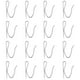 thumbnail image 1 of Ganchos para cortinas en forma de S de acero inoxidable (100 unidades), 1 of 6