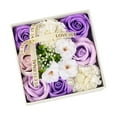 thumbnail image 5 of TISHITA Floral Scented, Soap Flower Box, Simulated Flowers Ornament Flower Bath Soap, Artificial Flower Soap, for Wedding Anniversary Violet, 5 of 8