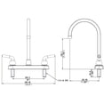thumbnail image 3 of Laguna Brass 1201Cp Rv/Motorhome Two Handle Non-Metallic High Arc Swivel Kitchen Faucet, Chrome Finish, 3 of 3