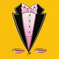 thumbnail image 3 of Tee Hunt Pink Tuxedo T-Shirt Funny Party Wedding Humor Birthday Tux Men's Novelty Shirt, Purple, XX-Large, 3 of 5