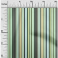 thumbnail image 1 of oneOone Viscose Jersey Fabric Multicolor Stripe Print Fabric By Yard 60 Inch Wide, 1 of 4