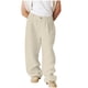 thumbnail image 2 of Pantalones largos para hombre, lisos, informales, con múltiples bolsillos y botones, para exteriores, rectos, para fitness, cargo, poliéster, 2 of 6