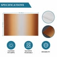 thumbnail image 6 of Dark Burnt Orange Ombre Placemats Set of 6, Modern Grey Gradient Farmhouse Art Placemats for Dining Table, Place Mats for Kitchen Tabletop, Waterproof Wipeable Dining Table Mats Set, 6 of 9