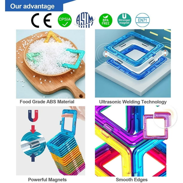Bloques De Construcción Magnéticos 150 Piezas - Juguete Educativo Para Niños De 3 A 8 Años, Cubos De 2 Cm, Compatibles Con Otras Marcas, Ideal Para Regalos