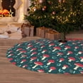 thumbnail image 6 of Sikiie Amanita Mushroom 30-48 inches {designName} Print Christmas Tree Skirt Snowman Xmas Tree Skirt with Edge Christmas Decorations for Holiday Party36", 6 of 7