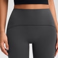 thumbnail image 6 of Women's High Waisted Yoga Pants with Pockets – Tummy Control Leggings for Running, Gym, Fitness & Casual Wear, Stretchy Workout Tights(Dark Gray,12), 6 of 9
