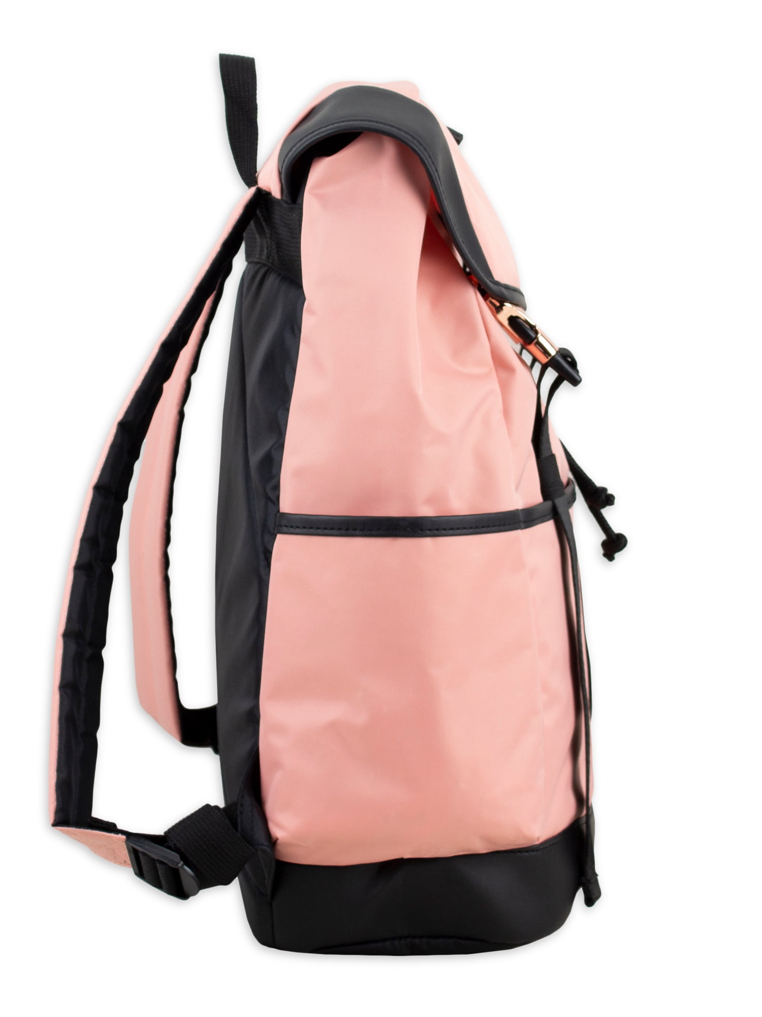 Bodhi Unisex Drawstring Backpack with Dual Buckles, Blush