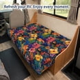 thumbnail image 4 of CHAQLIN RV Jackknife Sofa Covers Stretch Elastic Bottom Straps, Compatible with Camper, Motorhome Furniture Protector, 2 Piece Pet Friendly Washable Cover, 4 of 7