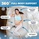 thumbnail image 3 of Almohada corporal PILLANI de 145 cm con efecto refrescante para embarazo, 3 of 9