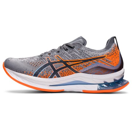ASICS Men's Gel-Kinsei Blast Running Shoes, 7.5, Sheet Rock/Shocking