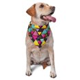 thumbnail image 6 of Dog Bandanas, Classic Colorful Triangle Adjustable Dog Scarf Triangle Bib Handkerchief Accessories for Small Medium Large Dogs, Cats, Pets, 6 of 6