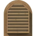 thumbnail image 5 of 18"W x 30"H Round Top Gable Vent (23"W x 35"H Frame Size): Unfinished, Functional, Smooth Western Red Cedar Gable Vent w/ 1" x 4" Flat Trim Frame, 5 of 13