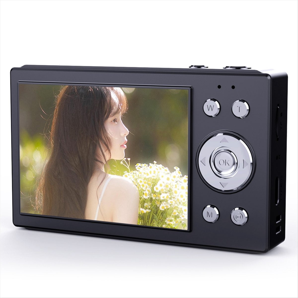 Cámara Digital Mini 4K Ultra HD Con Zoom 16X: Compacta Y Portátil Para Vlogging, Adolescentes O Principiantes (48MP, Pantalla 2.8")