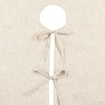 thumbnail image 3 of Saro Lifestyle XM731.N72R 72 in. Natural Linen Blend Christmas Tree Skirt, Natural, 3 of 5